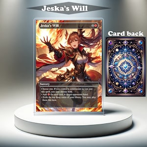 Jeska's Will: aangepaste MTG-proxykaart, volledige kunst EDH