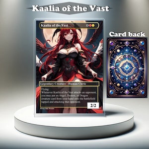 Kaalia of the Vast (versión anime) - Tarjeta personalizada MTG Proxy, arte completo EDH