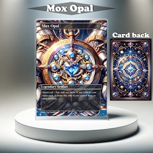 Mox Opal: aangepaste MTG-proxykaart, volledige kunst EDH
