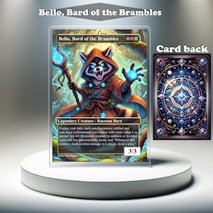 Bello, Bardo dei Rovi - Carta personalizzata proxy MTG, Full Art EDH