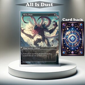 Tutto è polvere - MTG Proxy Carta personalizzata, Full Art EDH
