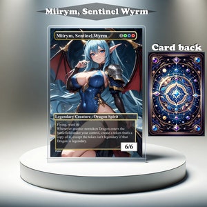 Miirym, Sentinel Wyrm (Anime Version) - MTG Proxy Custom Card, Full Art EDH