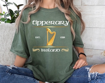 Tipperary Ireland Unisex Oversized T-shirt,Tipperary Ireland Shirt,Irish Gifts,Tipperary Ireland Tee,Ireland Shirt,St Patricks Day Shirts