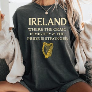 Ireland Unisex Oversized Tshirt,Ireland Shirt,Irish Saying Shirt,Irish Gift,Irish Harp Shirt,Irish Tee,Funny Irish Tee,Irish Quote Shirt