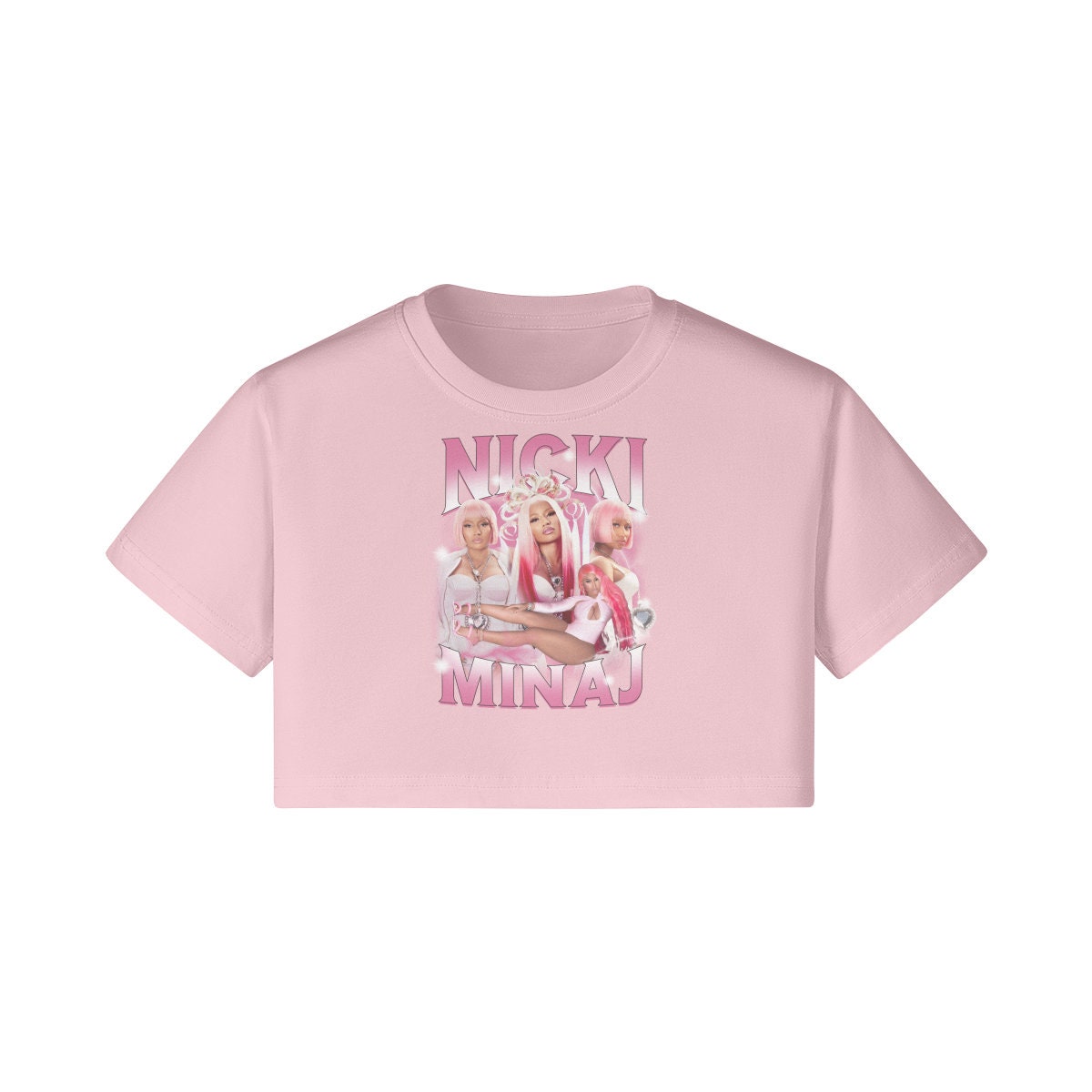 Nicki Minaj Crop Top Shirt Nicki Rapper Singer Minaj Band  Shirt