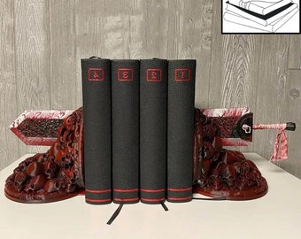 Berserk bookend, manga bookend, berserk book holder, berserk book press, book block, book block, shelves, library