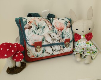 Cartable maternelle / Sac à dos enfant personnalisable - Cadeau