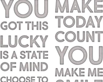 Sizzix Tim Holtz Thinlits Die BOLD TEXT 665925