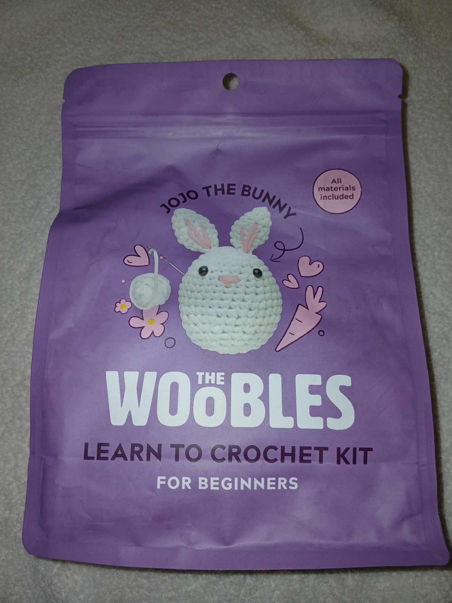The Woobles Jojo the Bunny Learn to Crochet Kit for Beginners - Etsy