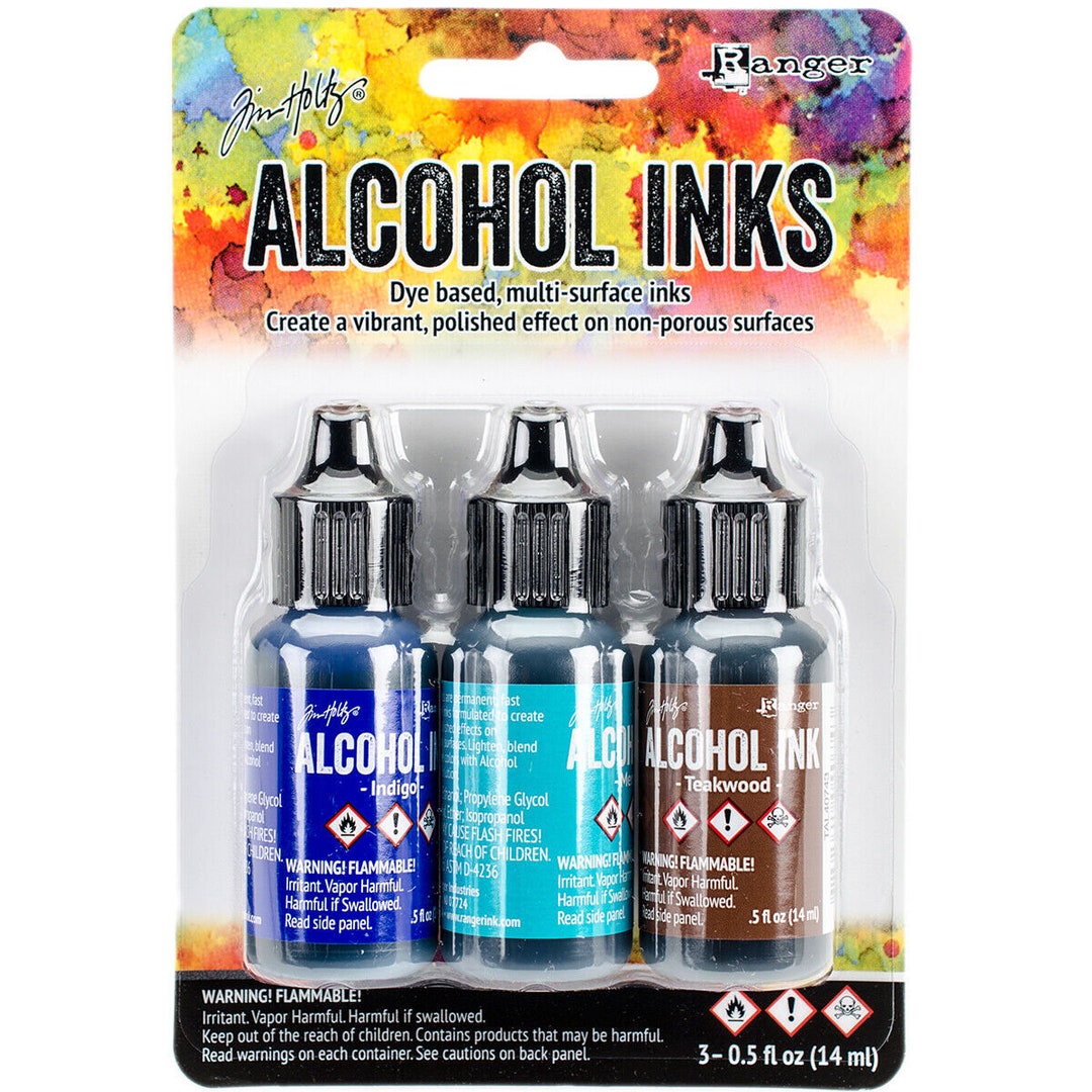 Ranger Alcohol Inks MARINER 3 Pack Dye Based TAK40866 M - Etsy