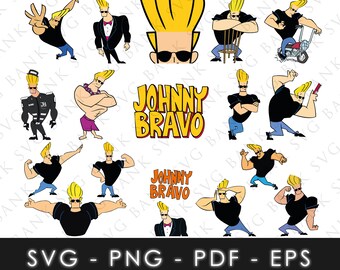 Johnny Bravo SVG, Johnny Bravo Vector, Johnny Bravo SVG Bundle, Johnny Bravo for Cricut, Johnny Bravo PNG, Johnny Bravo Clipart
