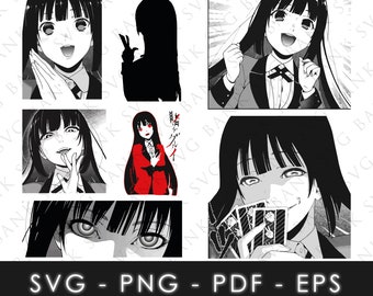Anime SVG, Anime Vector, Manga SVG, Manga Vector, Anime SVG bundel, Anime voor cricut, Anime Silhouet Svg, Anime Silhouet Vector
