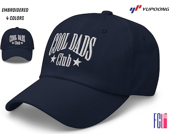 Embroidered Hat, Cool Dads Club, New Dad Gift, Dad Hat, Father's Day Gifts from Kids, Birthday Gift for Dad, Gift for Him