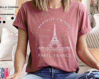 Eiffel Tower Paris T-Shirt: Funny Travel Tee