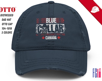 Blue Collar Canada zniszczony kapelusz dla taty