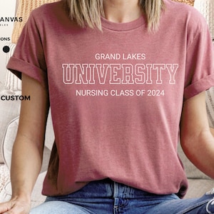 Personalized Graduation Shirt: Custom University Tee
