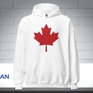 Canada Maple Leaf Hoodie: Mysig Pride-tröja