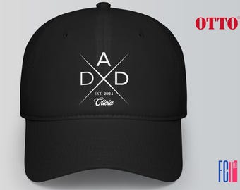 Gorra de papá personalizada, regalo para papá, padre, gorra personalizada para el día del padre, gorra de papá de bolsillo, gorra de papá con nombre opcional para niños, regalo para el día del padre