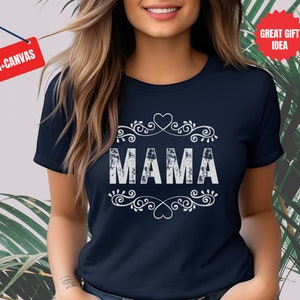 Mama Shirt - Einzigartige Frühlingskleidung, lustiges Geburtstagsgeschenk für Frauen, Einzigartiges Jubiläumsoberteil und T-Shirts, Muttertagsgeschenk, Mama Shirt