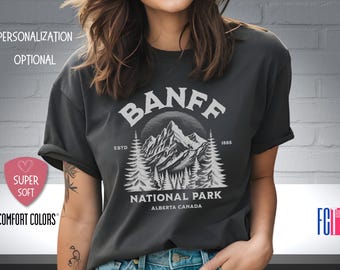 Banff National Park T-Shirt: Comfort Colors Vacation Tee