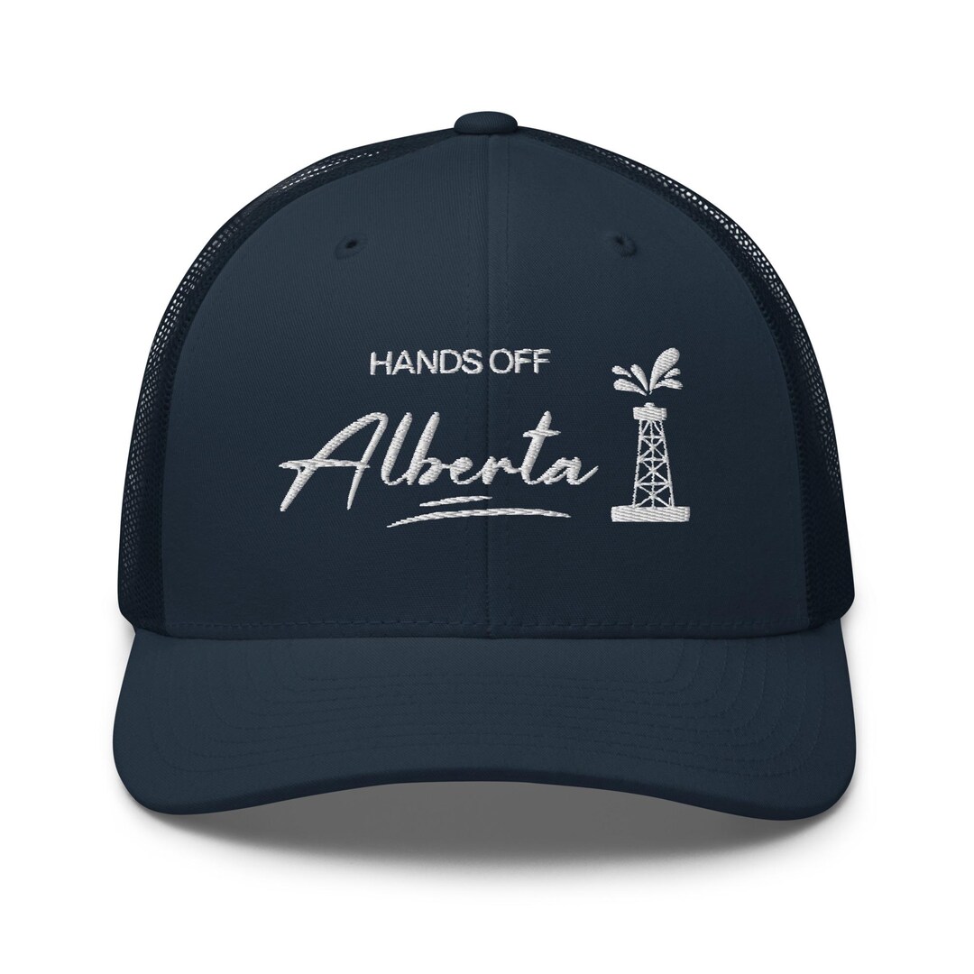 thumbnail image 2 of We're Done Alberta First Hats Our Land Our Rules Mesh Cotton Cap 2 of 14