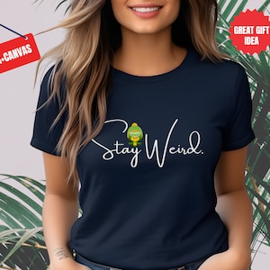 T-shirts drôles, chemise Stay Weird, t-shirt étrange opossum, t-shirt meme, t-shirt panda poubelle, cadeau unisexe, cadeau pour elle, cadeau pour maman, t-shirt graphique