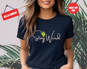 Stay Weird Opossum T-Shirt: Funny Meme Graphic Tee