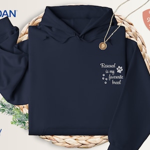 Dog Mom Hoodie: Rescue Dog Lover Gift