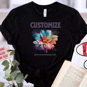 Custom Floral T-Shirt: Personalized Birth Flower Tee