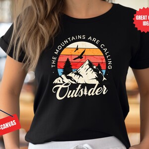 Outsider, Outdoor Enthusiast Shirt, World Traveler tee, Vacation Shirt, Adventure Shirt, Gift For Traveler, Funny Travel Shirt, Camper Gift