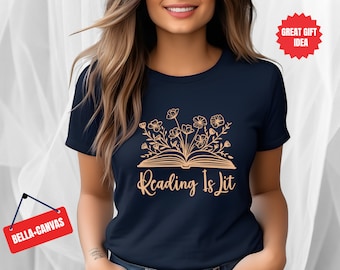 Camiseta "Leer es leer": camiseta para maestros, bibliotecarios y amantes de los libros
