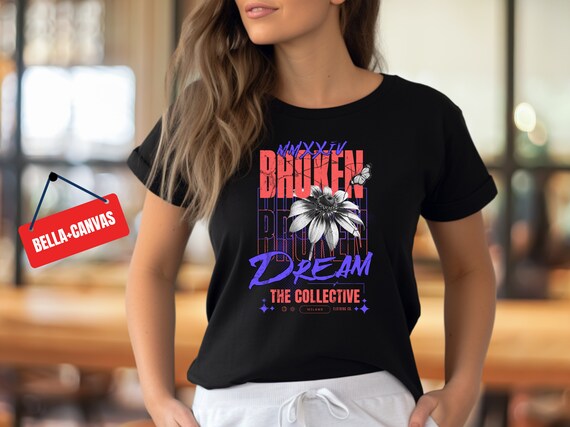 Broken Dream Graphic Tee: Emo Goth Streetwear Shirt - Etsy