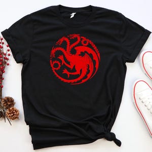 Custom Color Three Dragons TShirt Mother of Dragons Shirt | Dracarys Shirt | Mother Of Dragons Show Gift