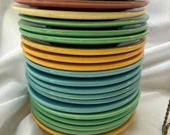 Vintage Fiestaware 9.5” or 10.25” Plates, Pre-1973 Colors - Etsy