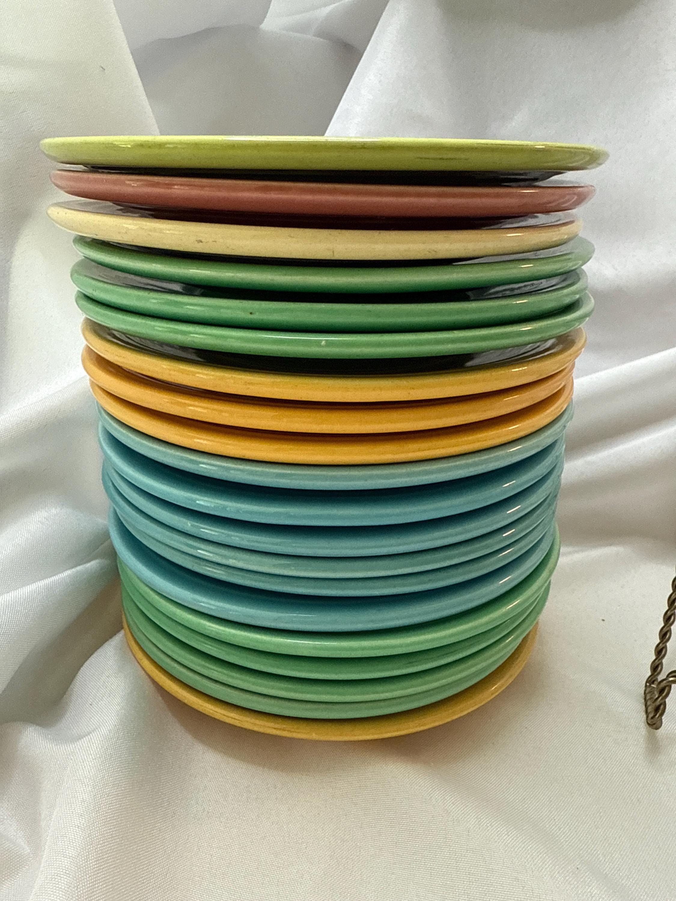 Vintage 1936-1951 Fiesta Ware Salad Plates - Etsy