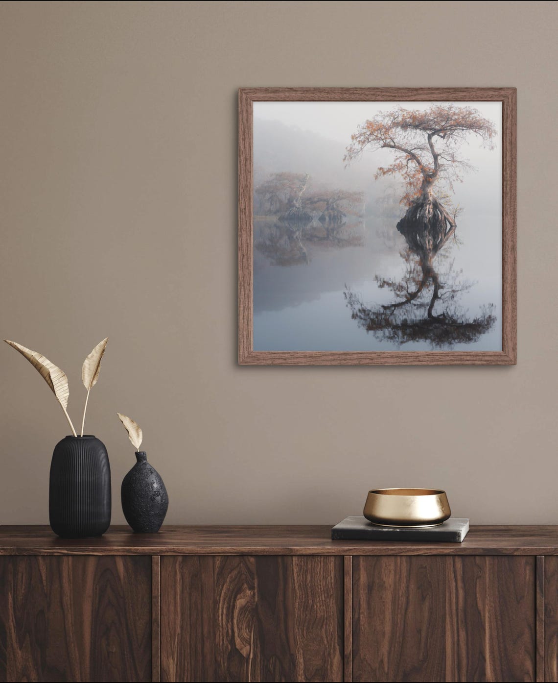 Curated visual reference: Gallery Detail: Cypress Reflections Nature Inspired Wall Art
