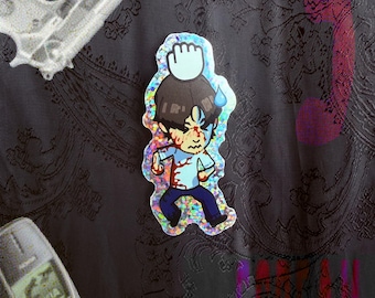 Scream (1996) Hanging Tomodachi Stu Macher Glitter Sticker