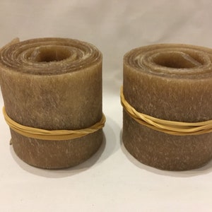 rawhide strips at least 100 cm long