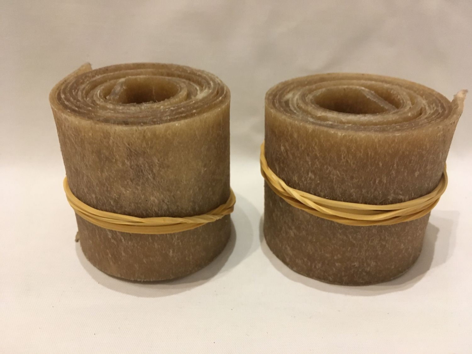 rawhide strips at least 100 cm long