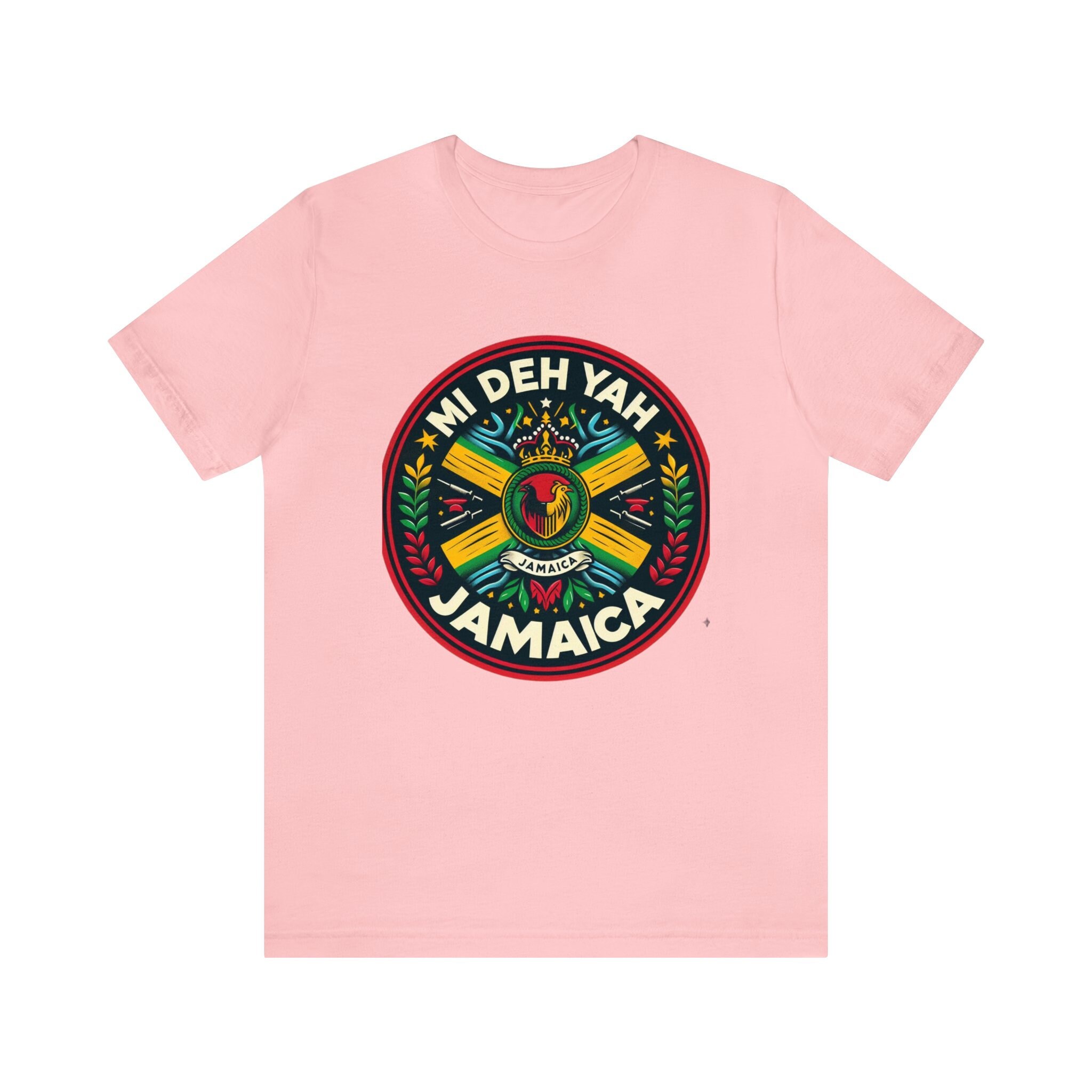Jamaica Mi Deh Yah Graphic Design Tshirt Etsy