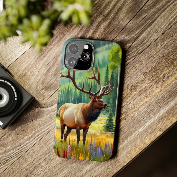 Wildlife Themed Elk  iPhone Case, iPhone Accessory
