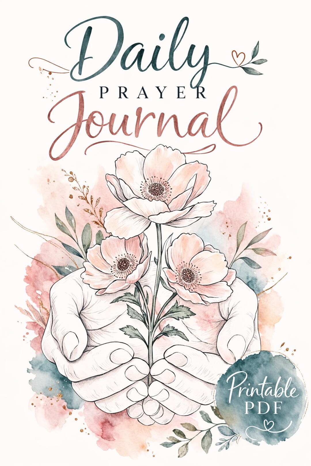 Daily Prayer Journal Printable | Christian Bible Study, Gratitude Pages ...