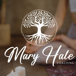 Tree of Life Canva Logo Template, Tree Editable Logo, DIY Life Coaching Logo, Yoga Logo, Psychology Logo, Healing Logo, Natural Therapy Logo imagem 7