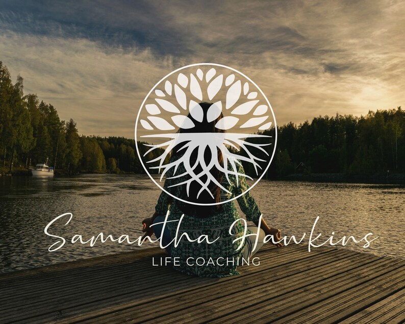 Tree Roots Mandala Logo, Tree of Life Canva Logo, DIY Life Coaching Logo, Yoga Logo, Psychology Logo, Healing Logo, Natural Therapy Logo. image 7