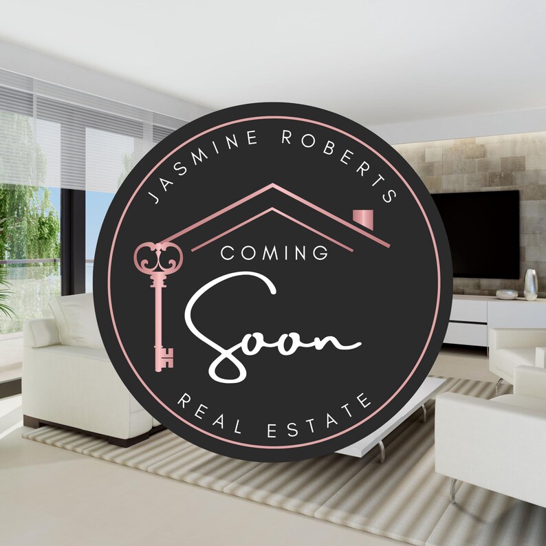 Real Estate Label Editable Real Estate Labels, Realtor Badges (DIY Canva Template) - Etsy