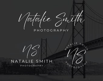 Signature Logo Template, Elegant Logo, Photography Canva Logo Design, Minimalist Logo, Calligraphy Logo, Watermark Logo, Handwritten Logo.