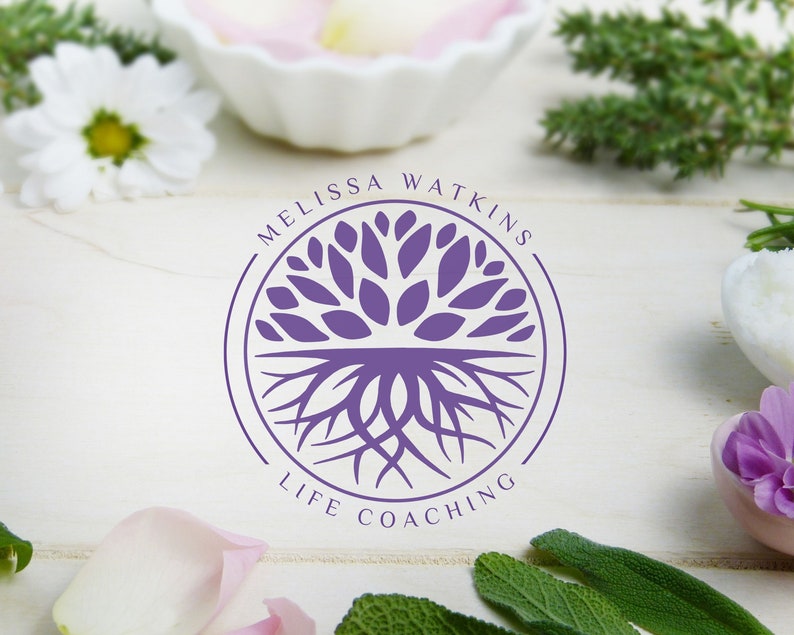 Tree Roots Mandala Logo, Tree of Life Canva Logo, DIY Life Coaching Logo, Yoga Logo, Psychology Logo, Healing Logo, Natural Therapy Logo. image 9