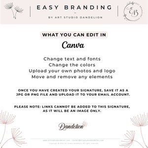 Realtor Email Signature Template, Business Email Footer (DIY Canva) image 5