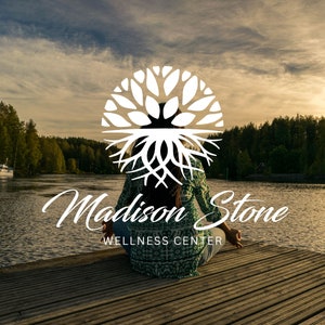 Tree Roots Mandala Wellness Logo, Tree of Life Canva Logo, DIY Life Coaching Logo, Yoga Logo, Psychology Logo, Healing Logo, Therapy Logo. image 9