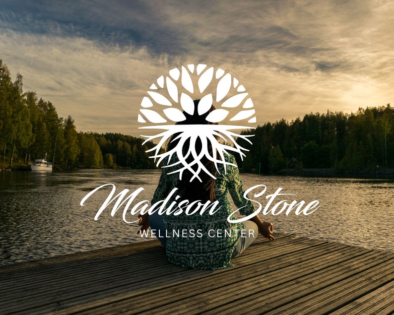 Tree Roots Mandala Wellness Logo, Tree of Life Canva Logo, DIY Life Coaching Logo, Yoga Logo, Psychology Logo, Healing Logo, Therapy Logo. image 9